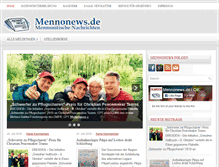 Tablet Screenshot of mennonews.de